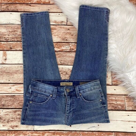 Vintage America Women's Vintage Boho Slim Ankle Jeans Sz 6/28 Petite Mid Rise - Picture 3 of 7